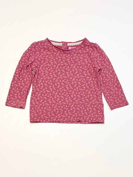 Floral top - Size 6-9 months