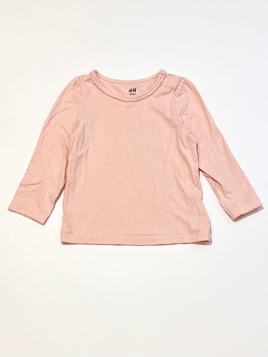 Pink top - Size 9-12 months