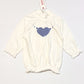 White heart top brand new - Size 9-12 months