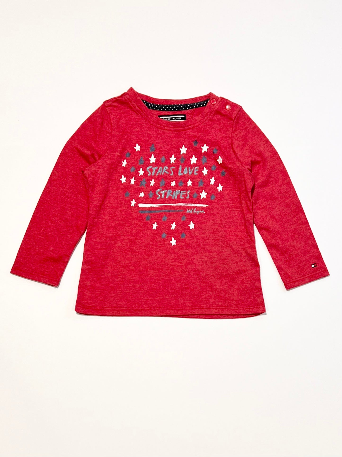 Red stars top - Size 9-12 months