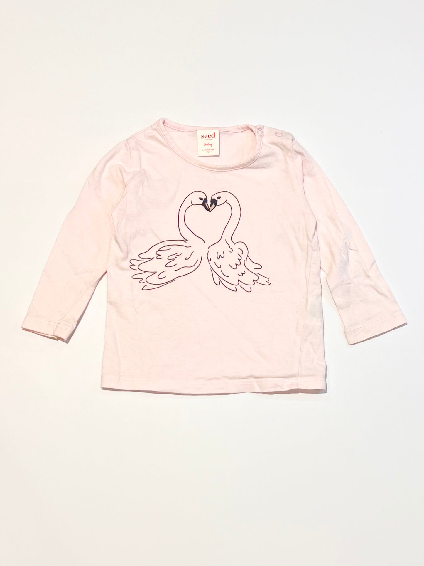 Pink swans top - Size 0