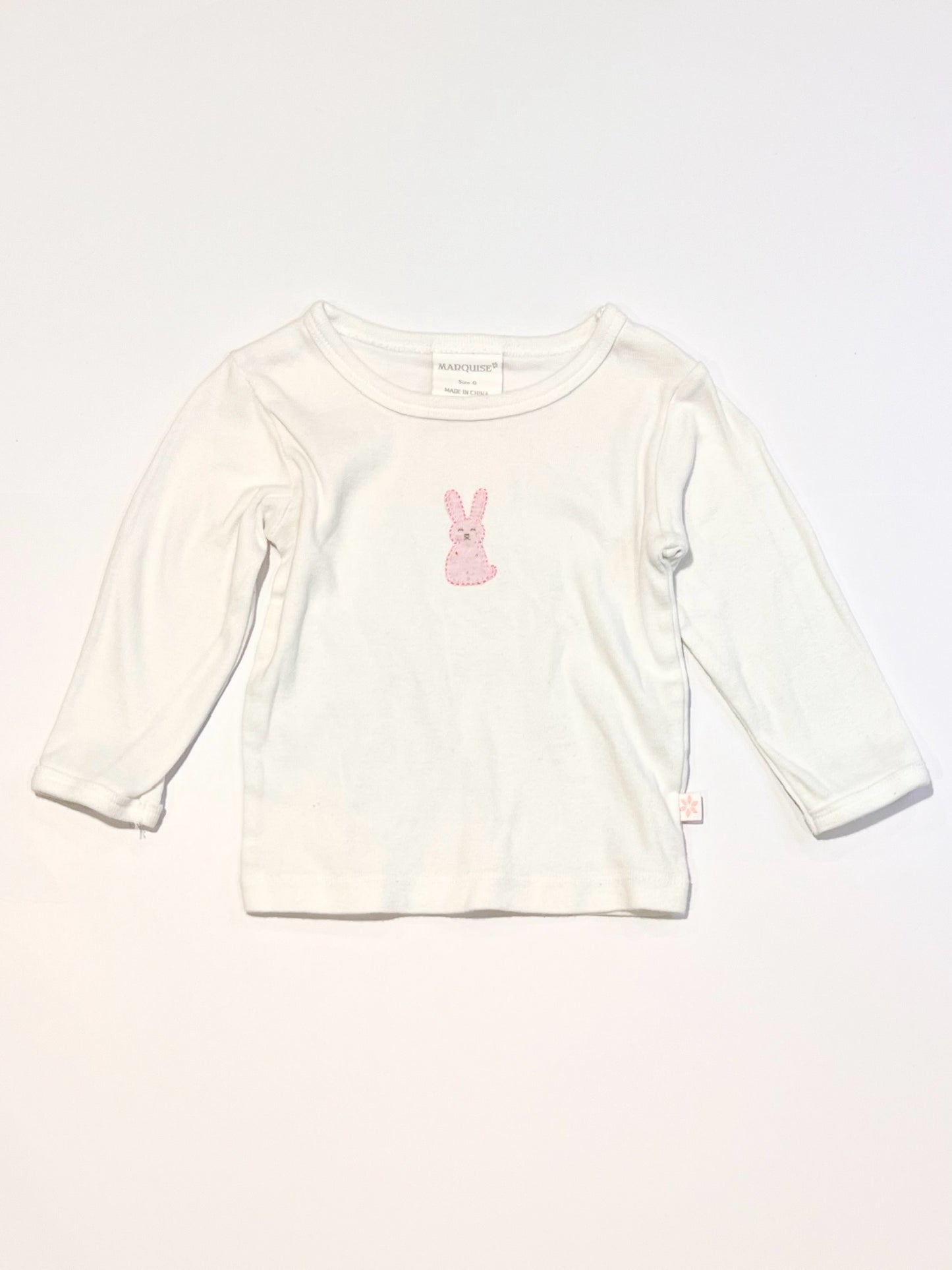 Pink bunny top - Size 0