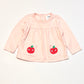 Pink apples top - Size 0