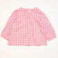 Cotton gingham top - Size 6-9 months