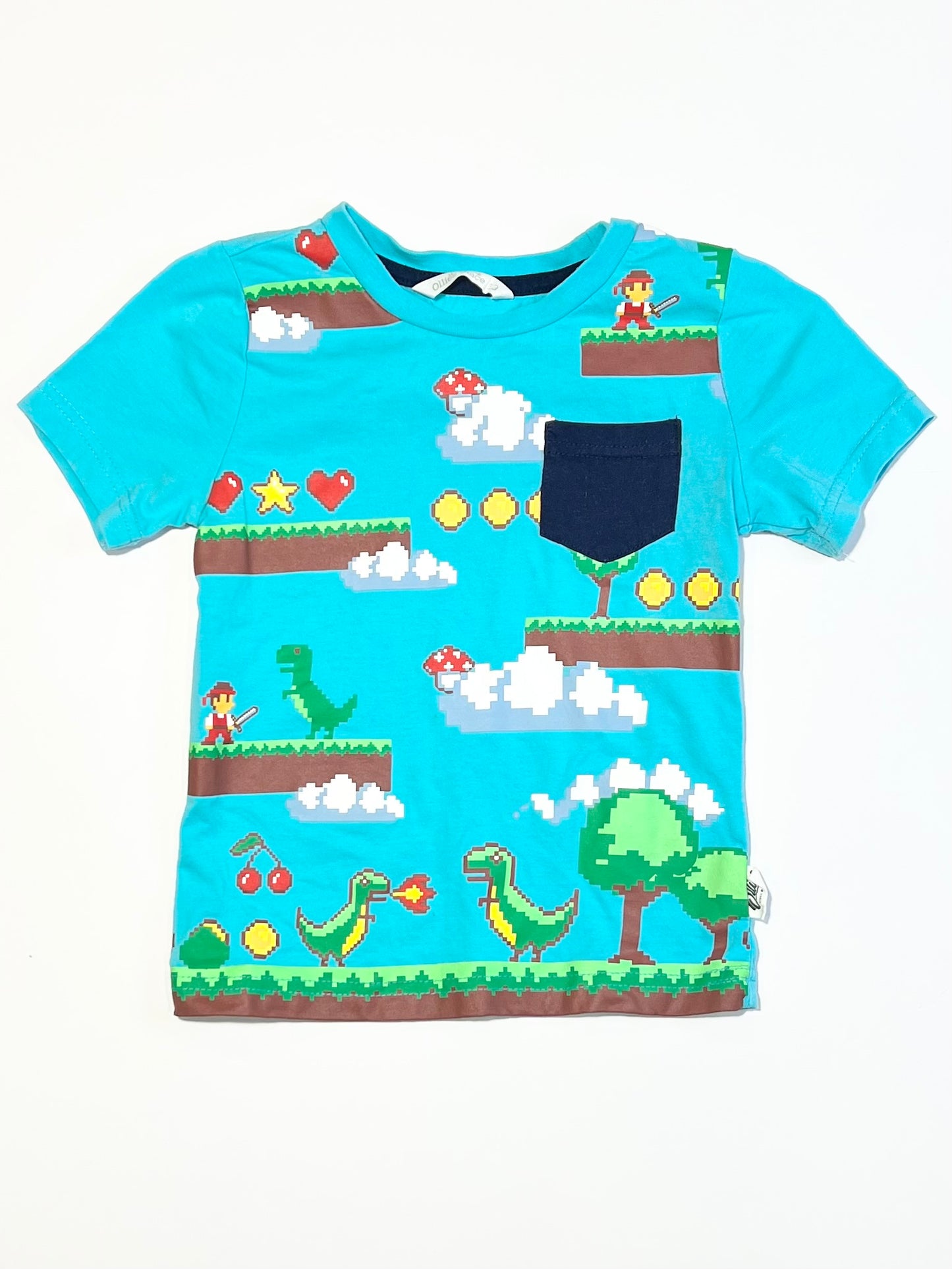 Blue dinos tee - Size 3