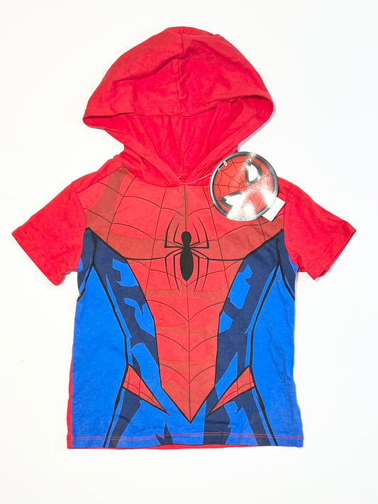 Hooded Spider-Man tee brand new - Size 3