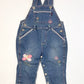 Embroidered denim overalls - Size 0