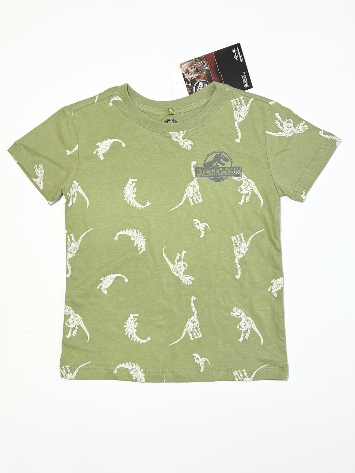 Green dino tee brand new - Size 3