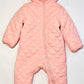 Pink padded coverall brand new - Size 0