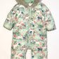Green unicorn padded coverall - Size 9-12 months