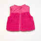 Pink sherpa vest - Size 0
