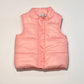 Pink puffer vest - Size 0