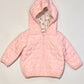 Pink hearts puffer jacket - Size 0