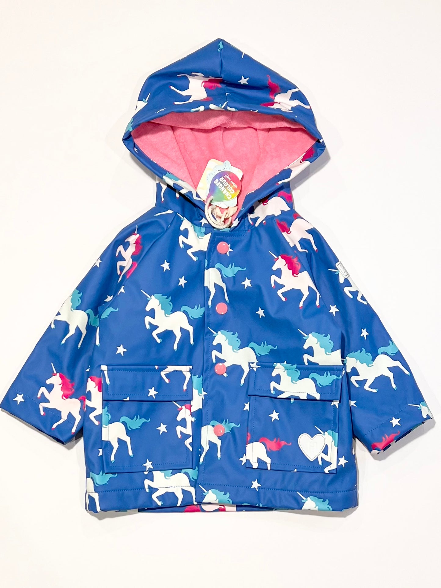 Unicorns rain jacket brand new - Size 9-12 months