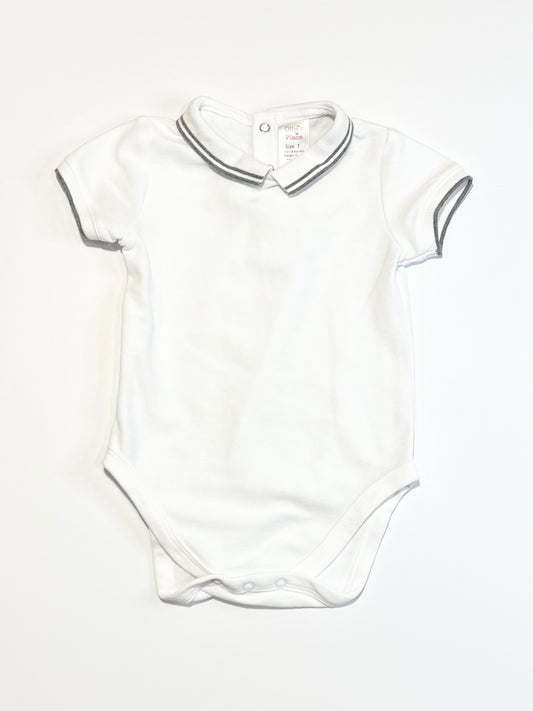 White polo bodysuit - Size 1