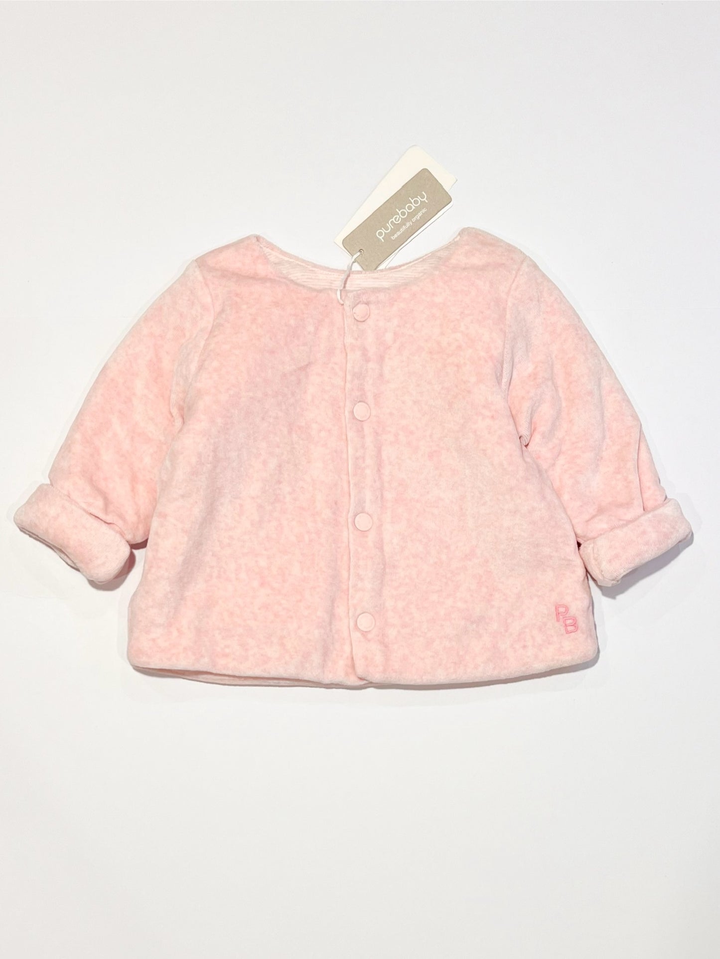 Velour padded jacket brand new - Size 0