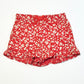 Floral ruffle shorts - Size 3-4