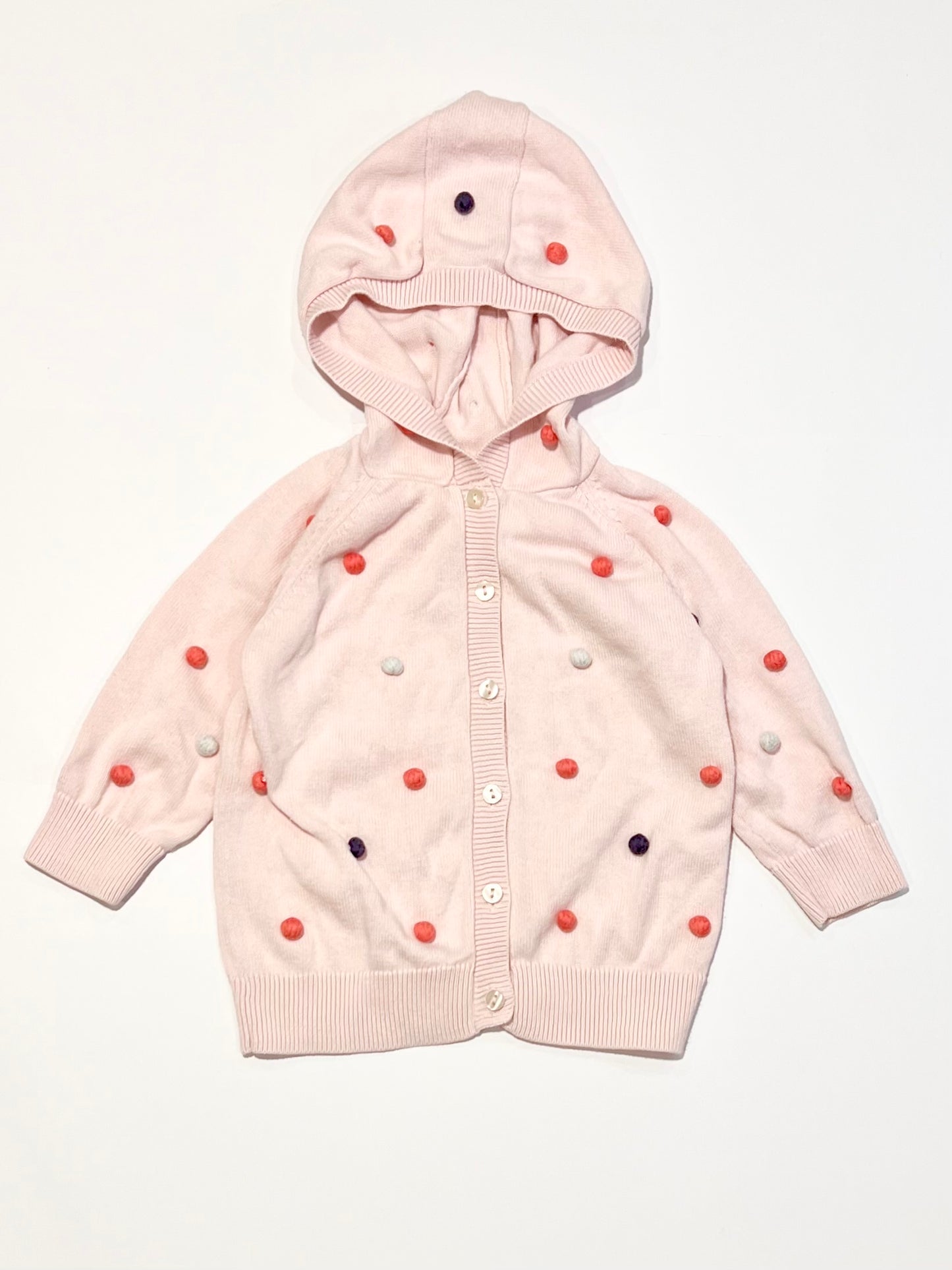 Pompom knit jacket - Size 0