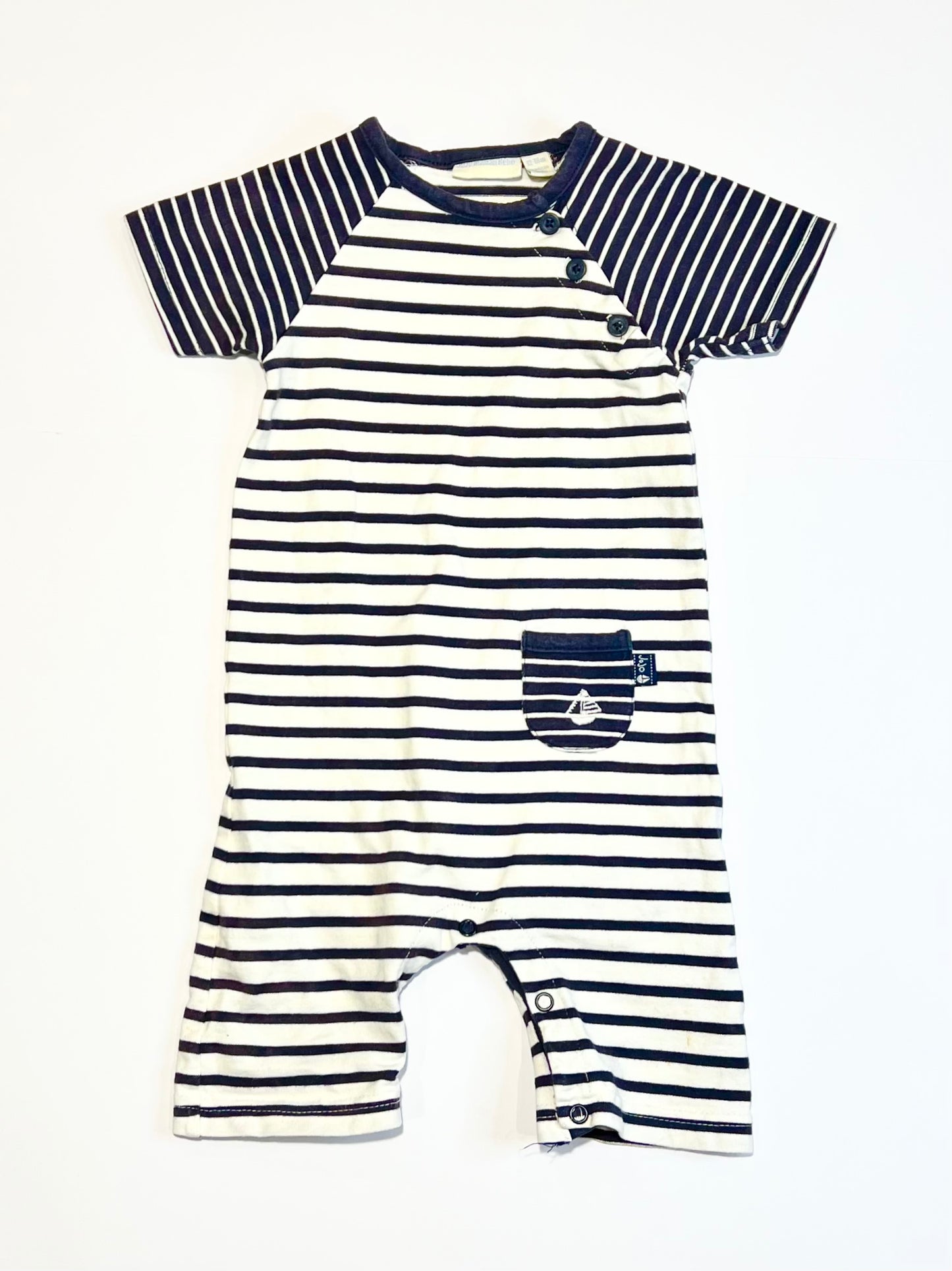 Striped romper - Size 1