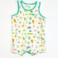 Animals jersey romper - Size 1