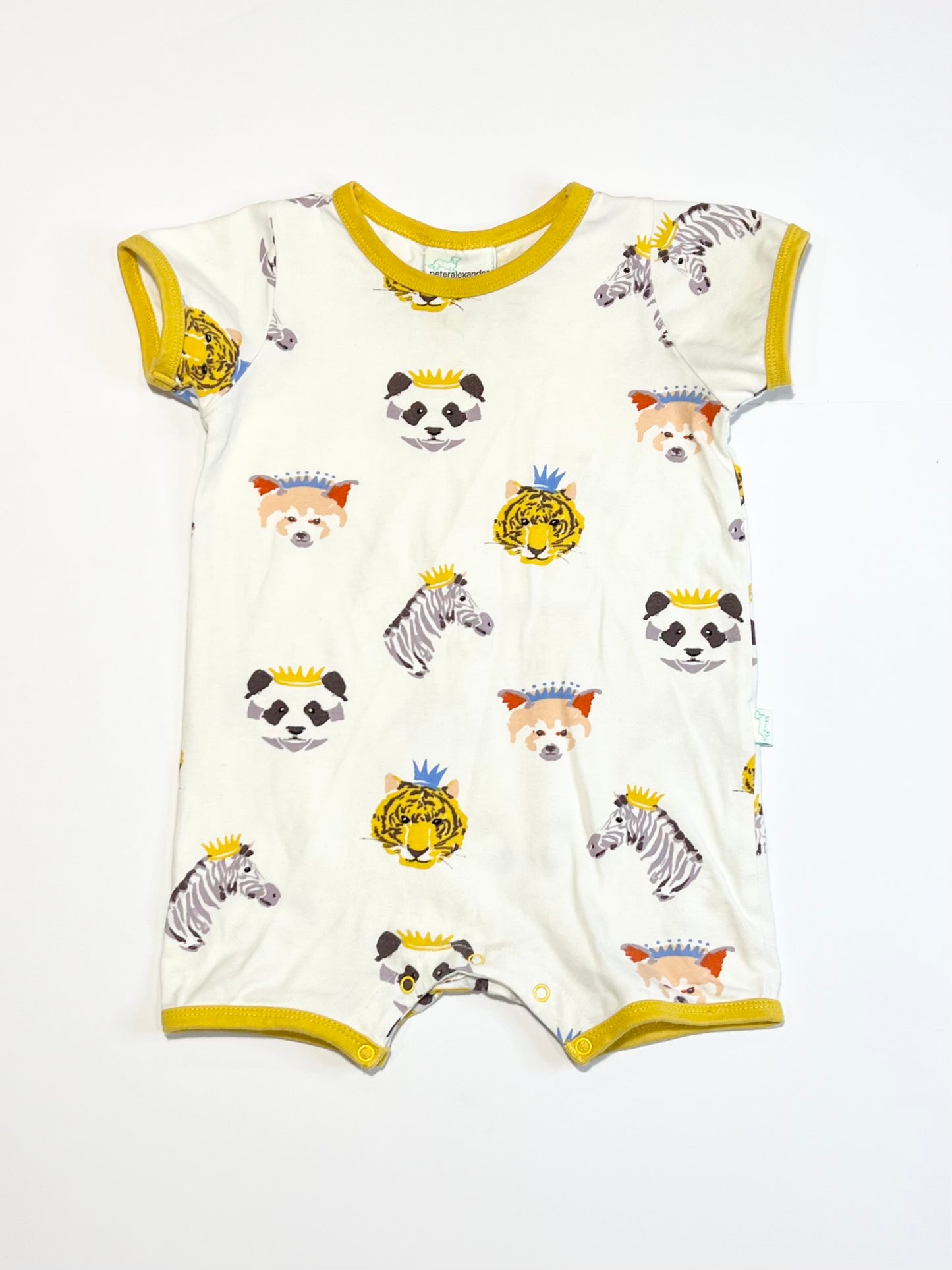 Animals jersey romper - Size 1