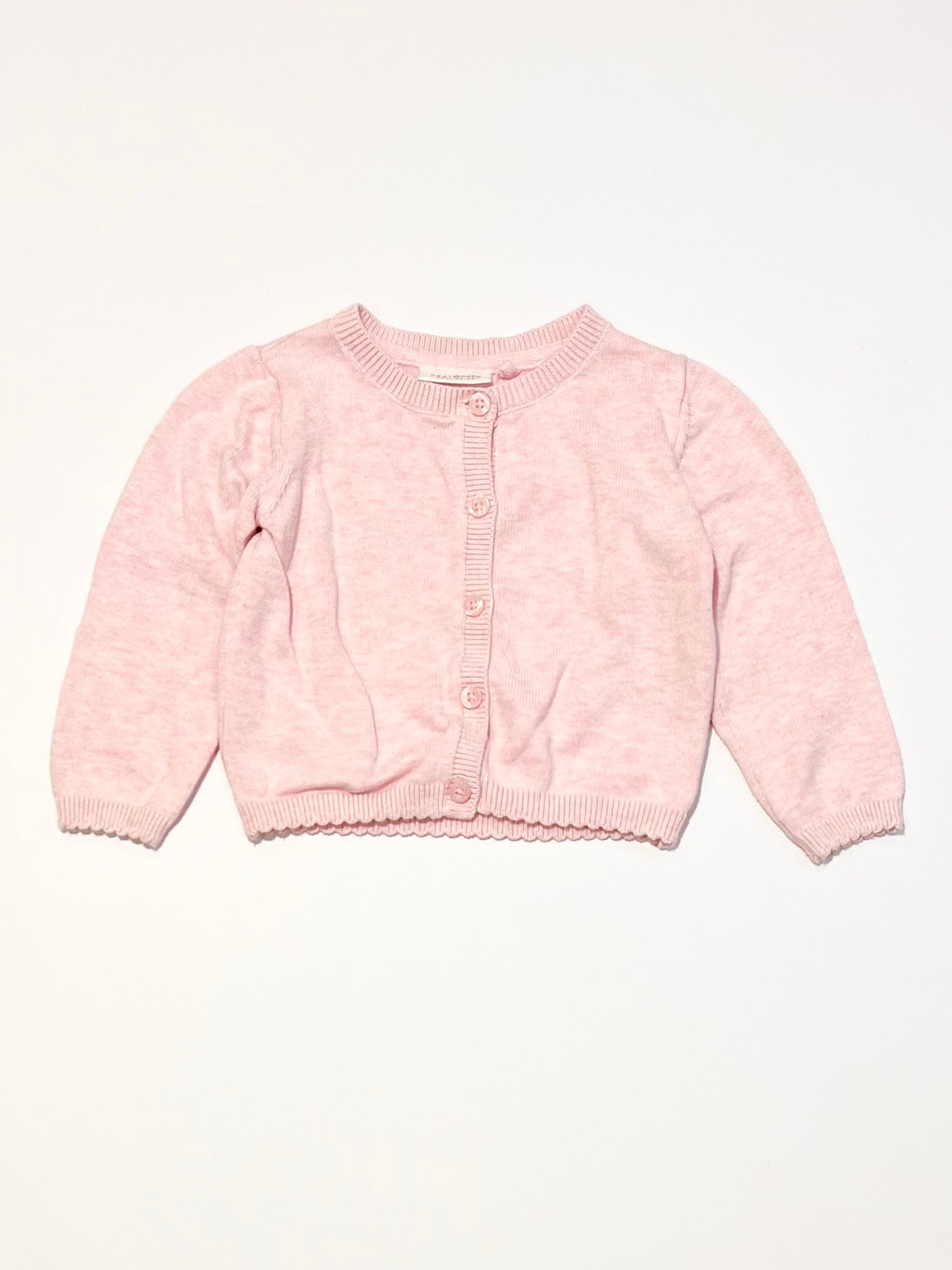 Pink cropped cardigan - Size  6-9 months