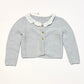 Blue collared cardigan - Size 6-9 months