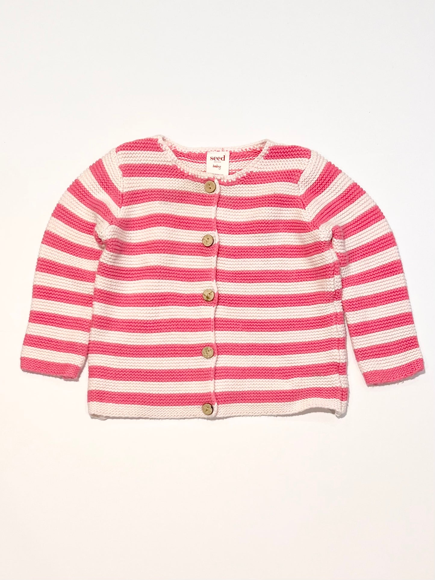 Striped knit cardigan - Size 0