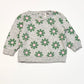 Grey floral sweater - Size 0