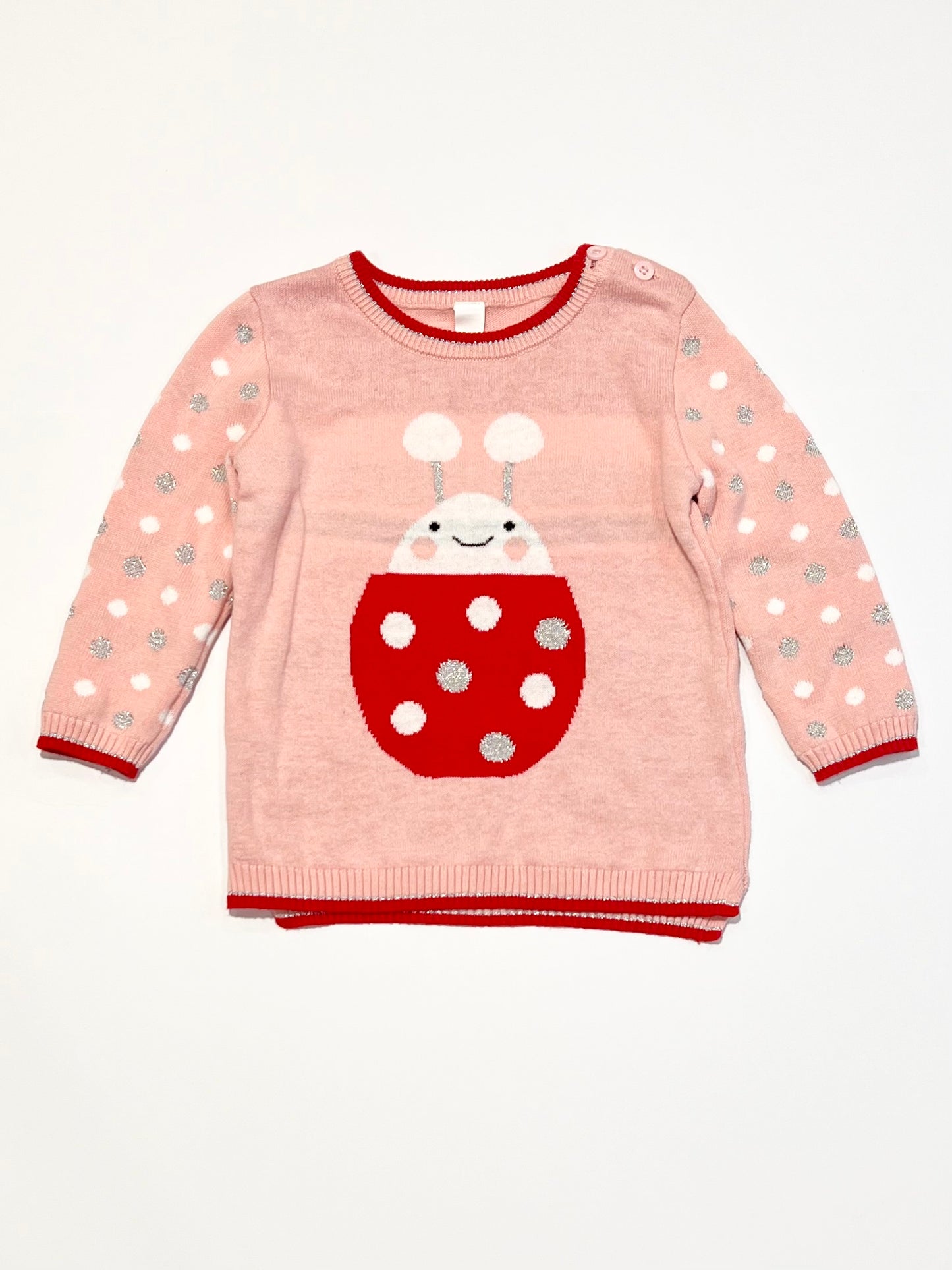 Ladybug knit jumper - Size 0