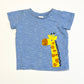 Striped giraffe tee - Size 1