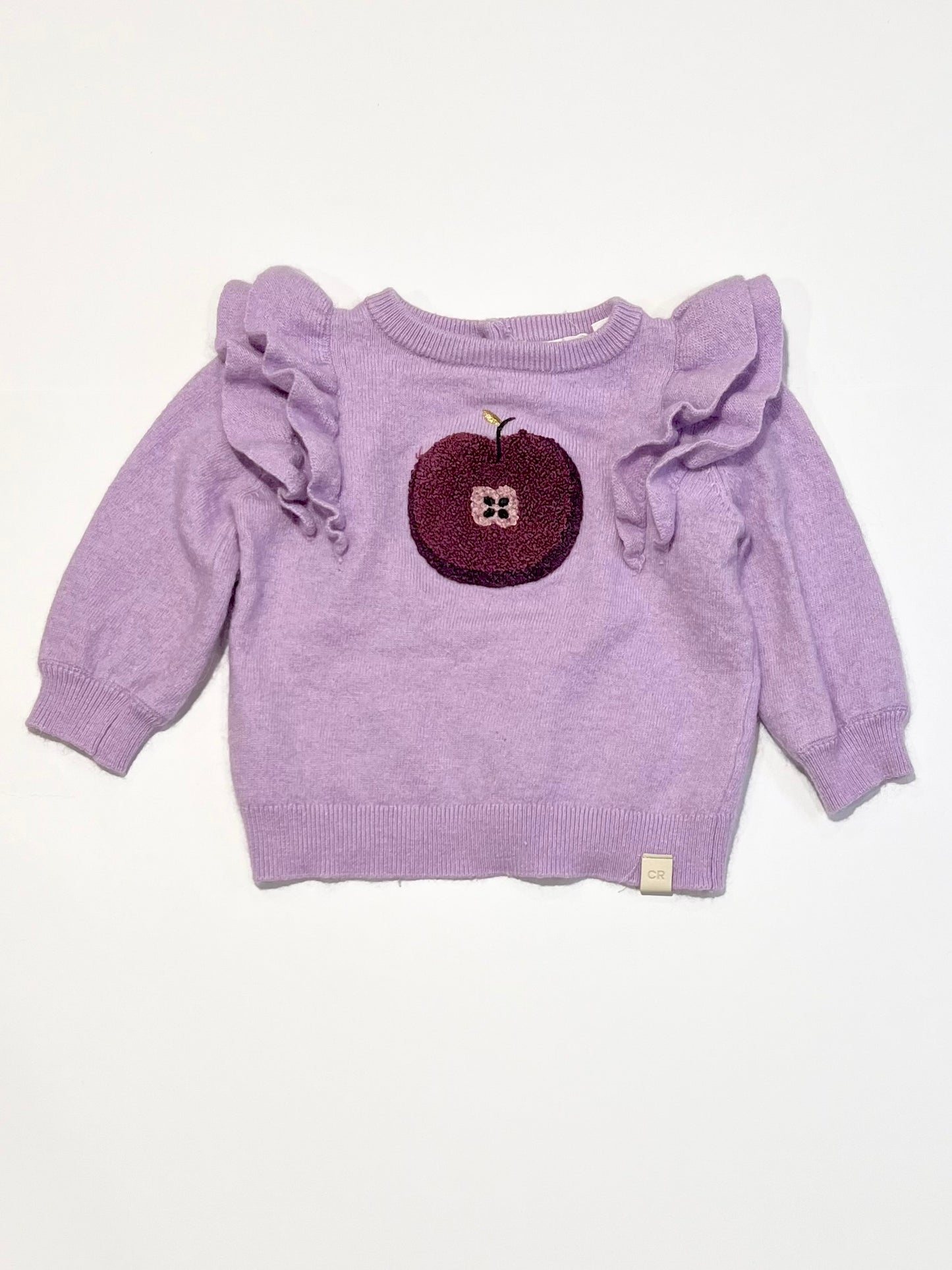 Purple apple jumper - Size 0