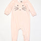 Pink velour onesie brand new - Size 0