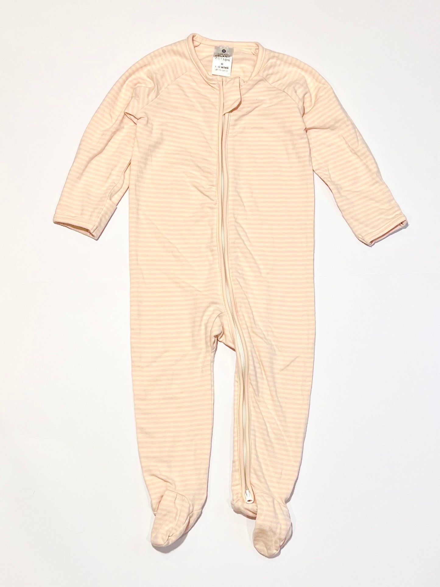 Striped zip onesie - Size 0