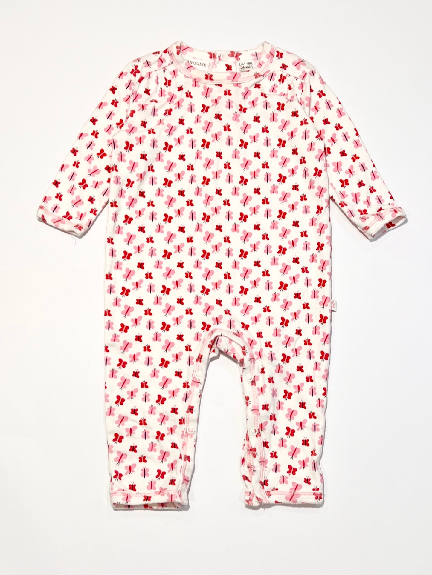 Ribbed butterflies onesie - Size 0