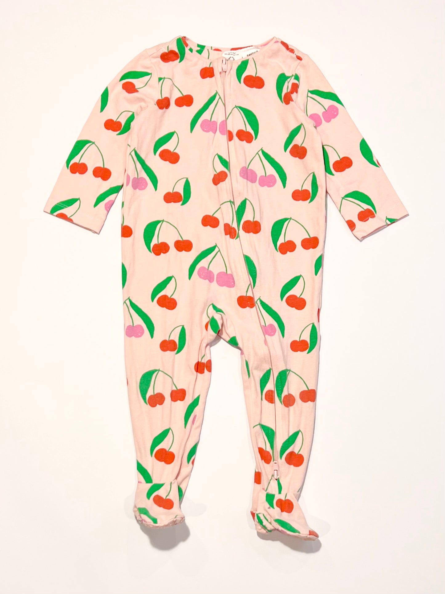 Cherries zip onesie - Size 0