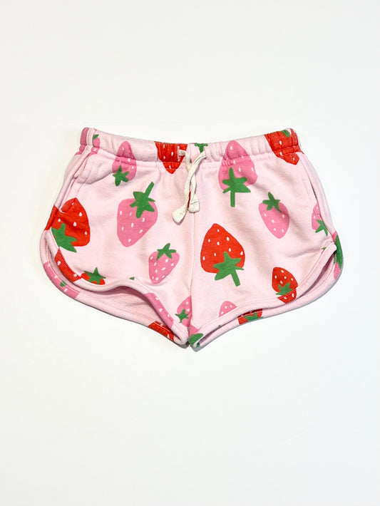 Strawberry sweat shorts - Size 2