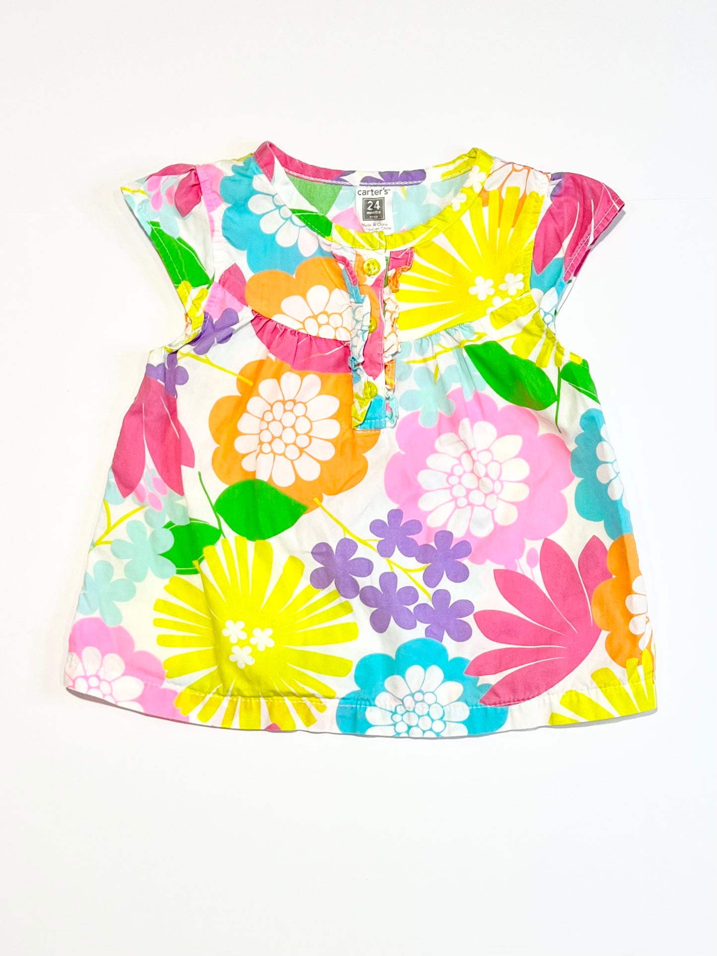Floral cotton top - Size 2