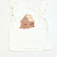 Sequined gingerbread house tee - Size 2
