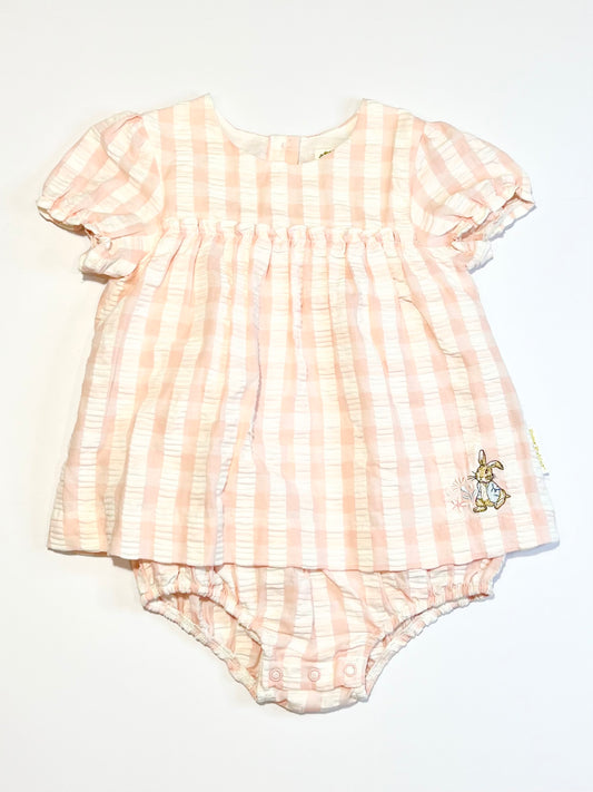 Pink romper - Size 2