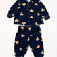 Driving bunnies flannelette pyjamas - Size 00