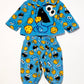 Cookie Monster flannelette pyjamas - Size 00