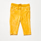 Yellow velour pants - Size 2-4 months