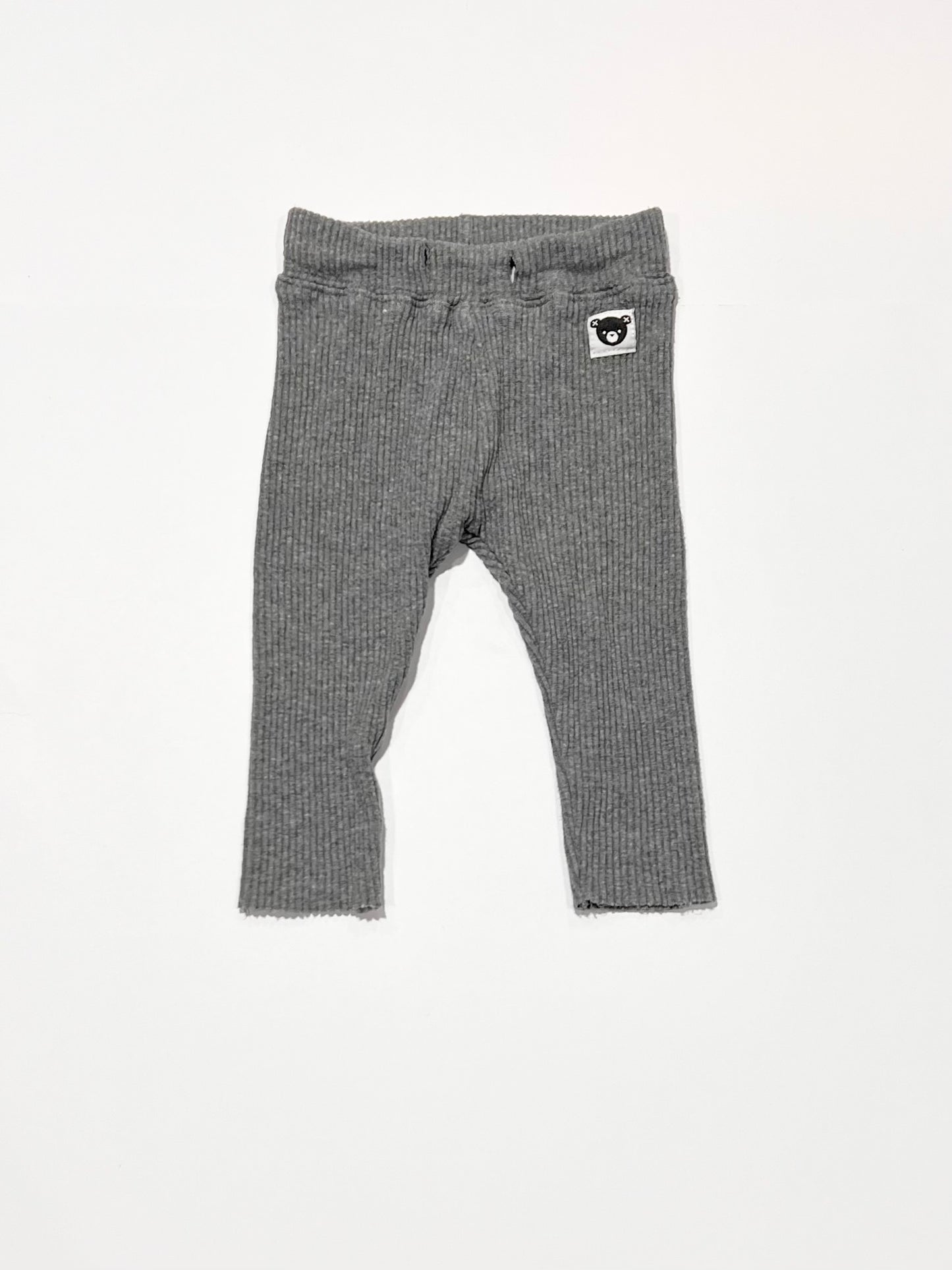 Grey ribbed leggings - Size 00