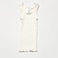 White ribbed singlet - Size 00