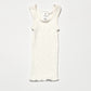 White ribbed singlet - Size 00
