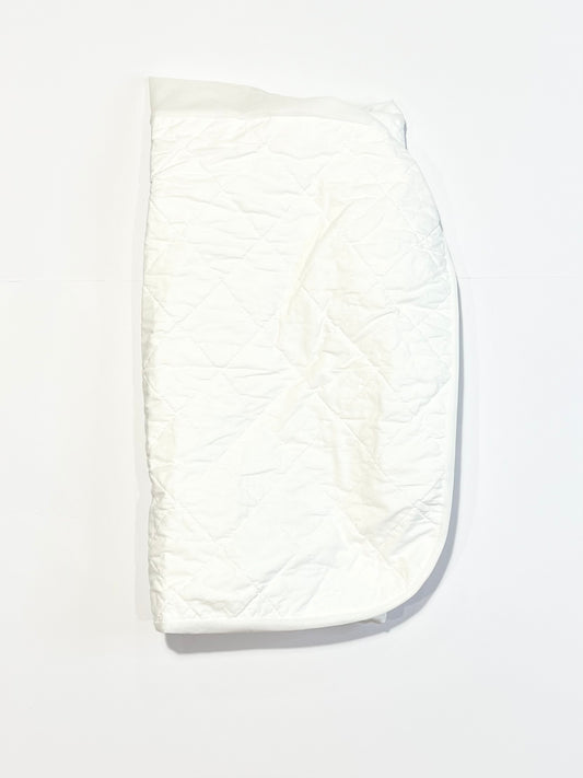 Bassinet fitted mattress protector