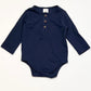 Ribbed Henley bodysuit - Size 00