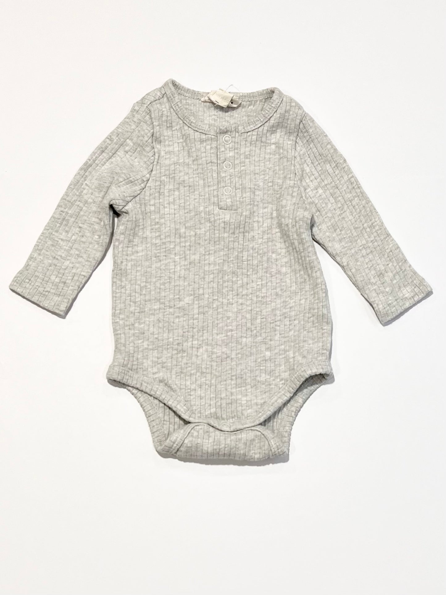 Grey ribbed bodysuit - Size 00