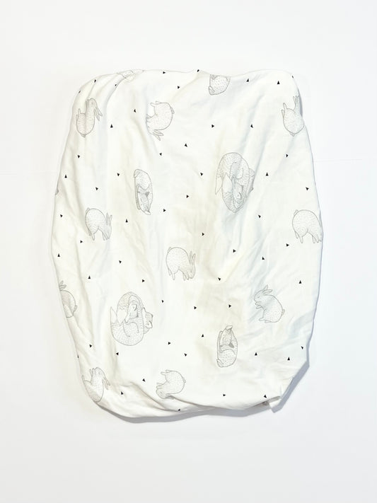 Bassinet fitted sheet jersey